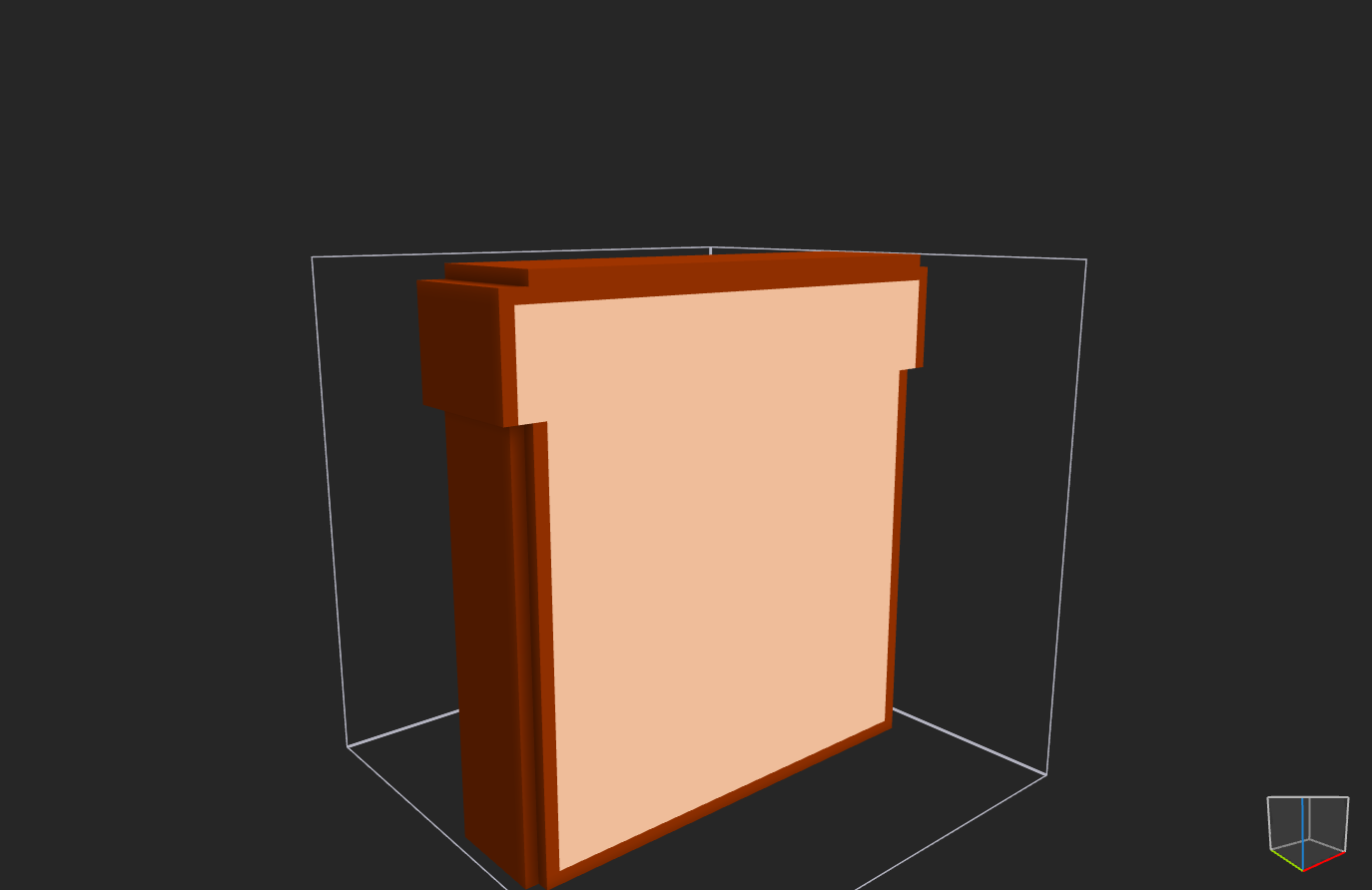 Bread slice voxel asset for Needs Salt