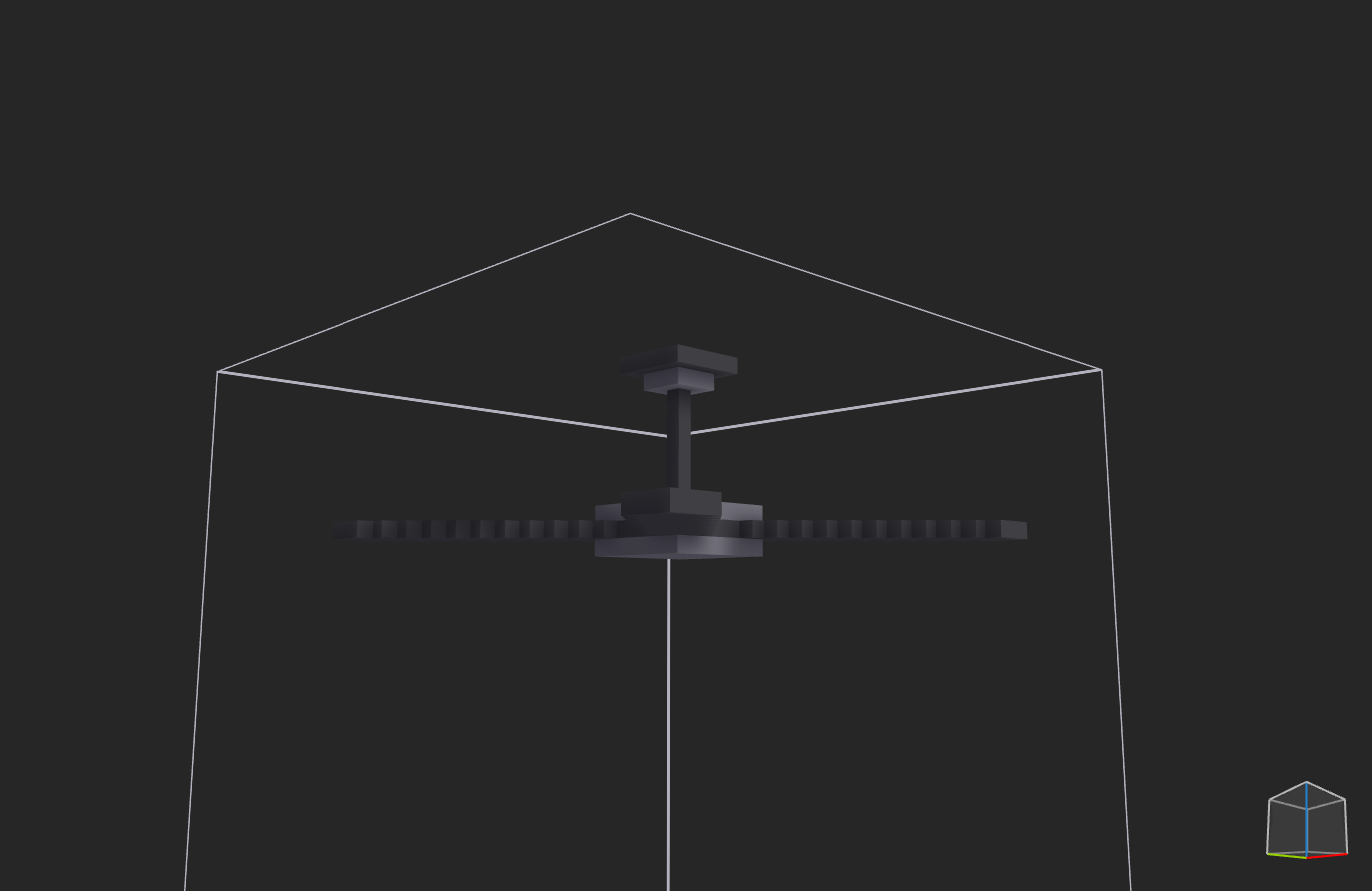 Ceiling fan voxel asset for Needs Salt