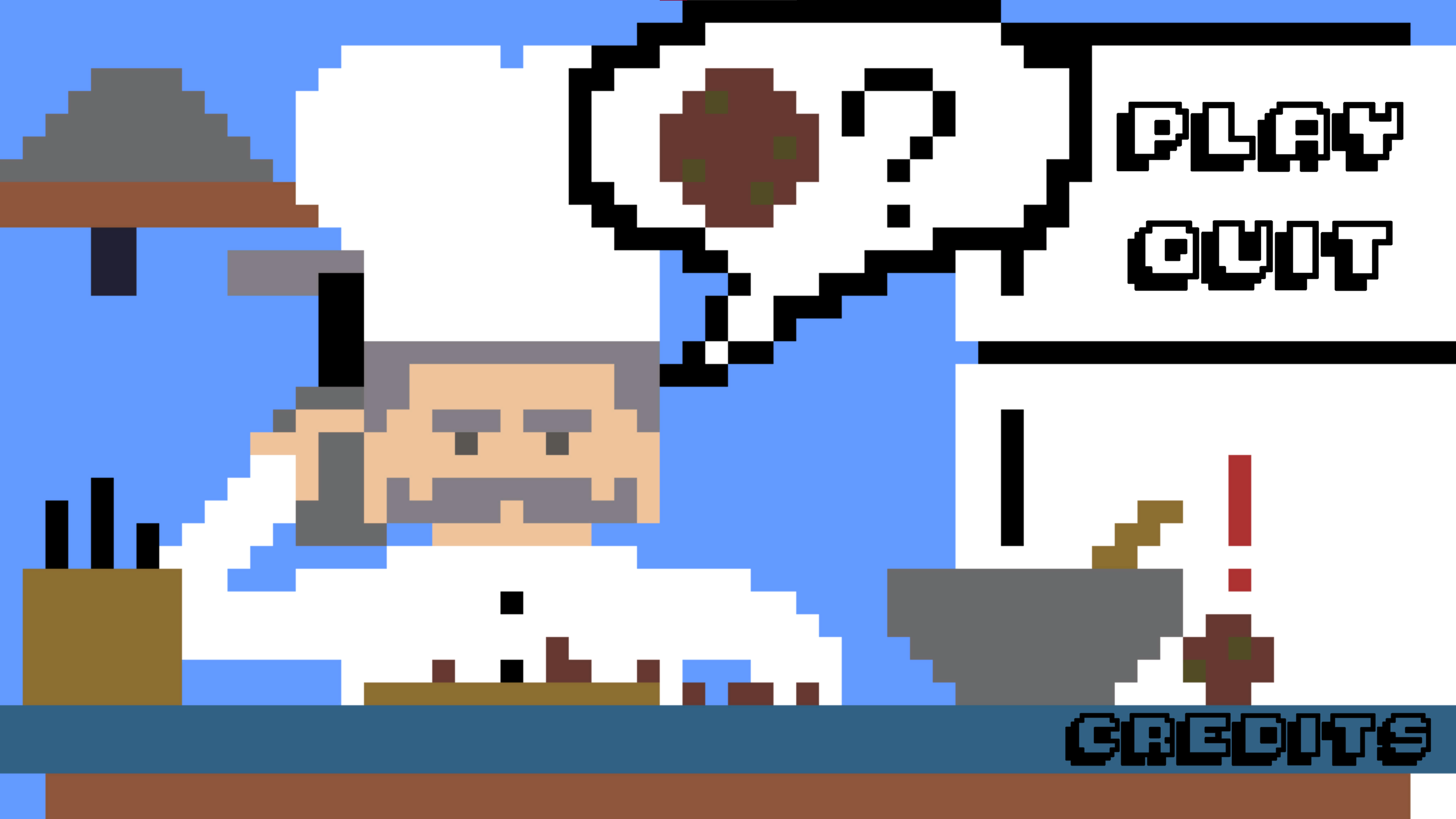 Needs Salt menu with a chef holding a frying pan