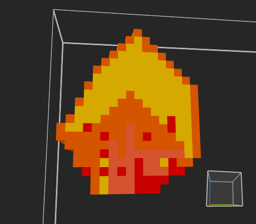 Stove flame voxel asset for Needs Salt